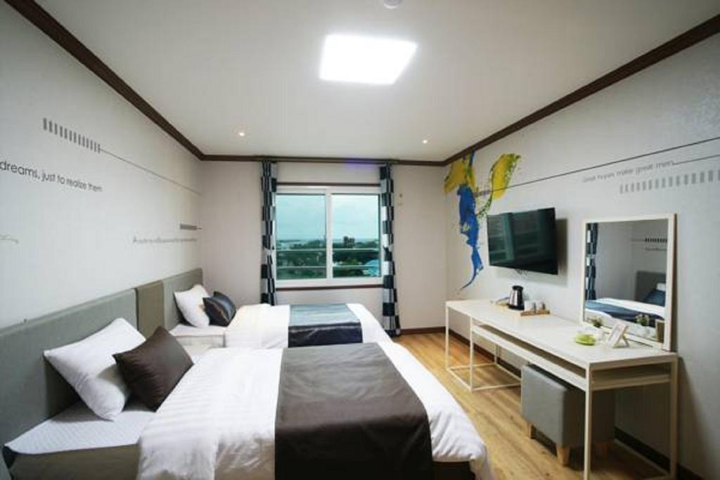 Seongsan Aqua Beach Hotel Seogwipo Rom bilde